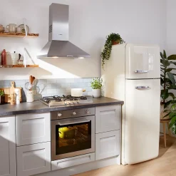 Réfrigérateur congélateur à poser ouverture droite Smeg FAB30RCR5 222L / 72L crème