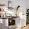 Réfrigérateur congélateur à poser ouverture droite Smeg FAB28RCR5 244L / 26L crème