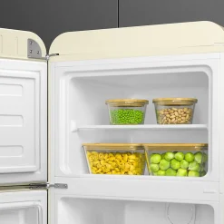 Réfrigérateur congélateur à poser Smeg FFAB30LCR6 crème - 222L / 72L - H.181,5cm x L.68,5cm x P.86cm