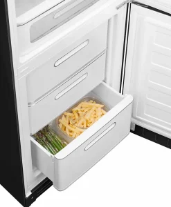 Réfrigérateur congélateur à poser ouverture droite Smeg FAB32RBL5 234L / 97L noir