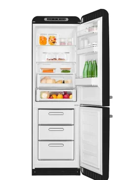 Réfrigérateur congélateur à poser ouverture droite Smeg FAB32RBL5 234L / 97L noir