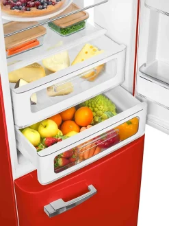 Réfrigérateur congélateur à poser ouverture droite Smeg FAB32RRD5 234L / 97L rouge