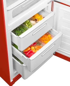 Réfrigérateur congélateur à poser ouverture droite Smeg FAB32RRD5 234L / 97L rouge