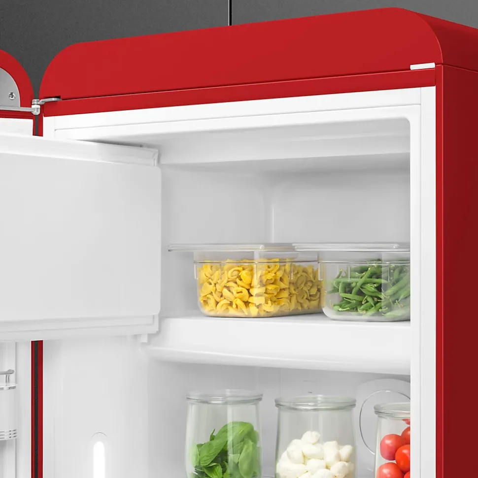 Réfrigérateur congélateur à poser Smeg FAB28LRD6 rouge - 244L / 26L - H.166cm x L.68,5cm x P.86cm