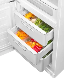 Réfrigérateur congélateur à poser ouverture gauche Smeg FAB32LWH5 234L / 97L blanc