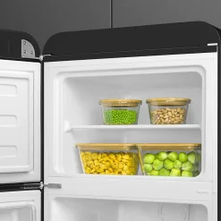 Réfrigérateur congélateur à poser Smeg FAB30LBL6 noir - 222L / 72L - H.181,5cm x L.68,5cm x P.86cm