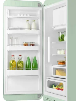 Réfrigérateur congélateur à poser ouverture gauche Smeg FAB28LPG5 244L / 26L vert d'eau