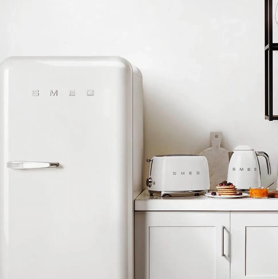 Réfrigérateur congélateur à poser Smeg FAB28RWH6 blanc - 244L / 26L - H.166cm x L.68,5cm x P.86cm