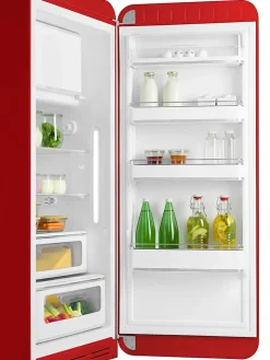 Réfrigérateur congélateur à poser ouverture droite Smeg FAB28RRD5 244L / 26L rouge