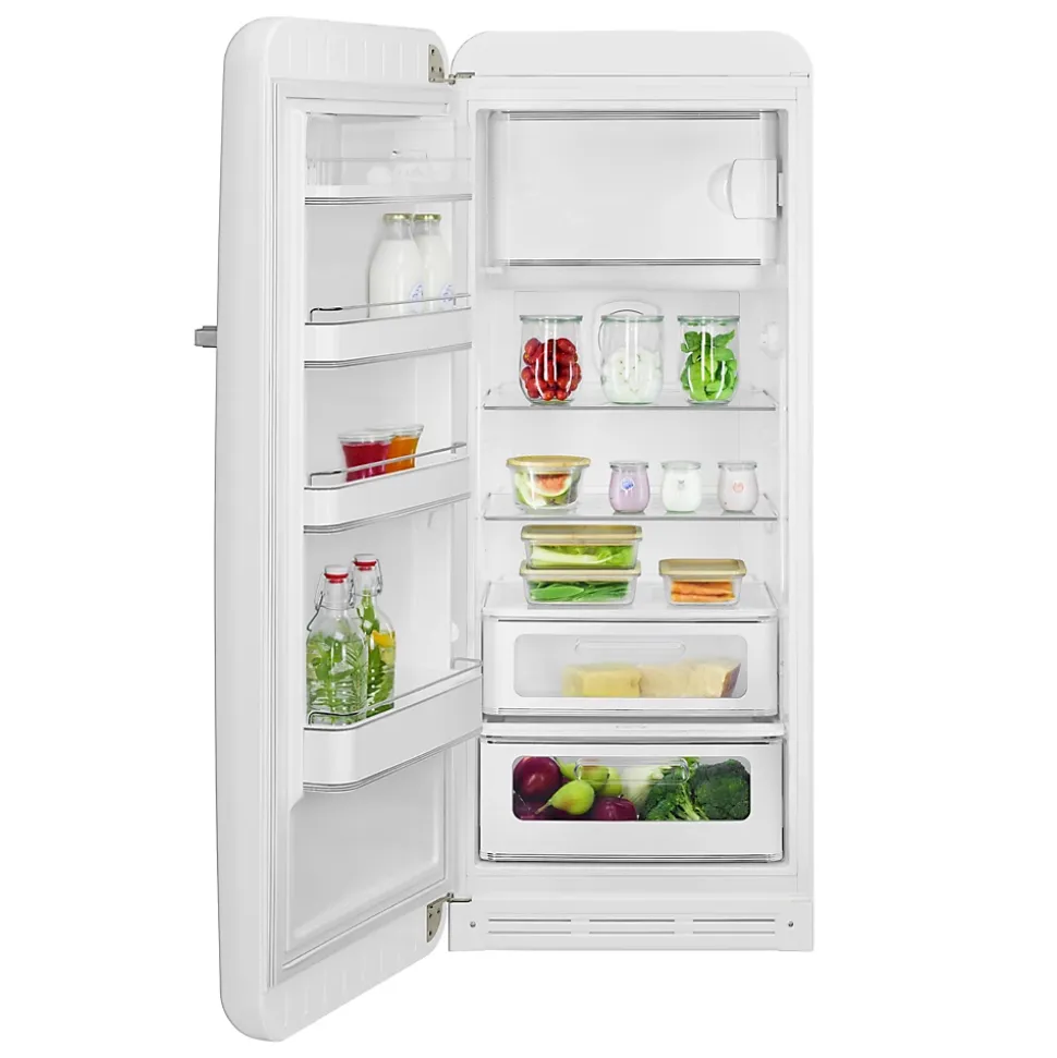 Réfrigérateur congélateur à poser Smeg FAB28LWH6 blanc - 244L / 26L - H.166cm x L.68,5cm x P.86cm