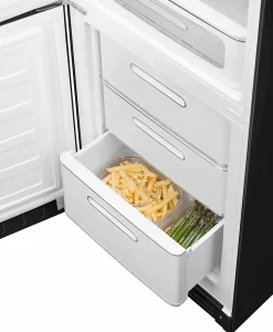 Réfrigérateur congélateur à poser ouverture gauche Smeg FAB32LBL5 234L / 97L noir