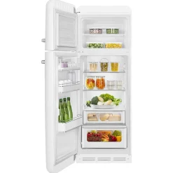 Réfrigérateur congélateur à poser Smeg FAB30LWH6 blanc - 222L / 72L - H.181,5cm x L.68,5cm x P.86cm