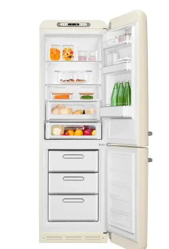Réfrigérateur congélateur à poser ouverture droite Smeg FAB32RCR5 234L / 97L crème