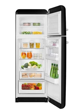 Réfrigérateur congélateur à poser ouverture droite Smeg FAB30RBL5 222L / 72L noir