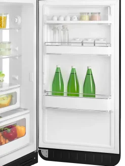 Réfrigérateur congélateur à poser ouverture droite Smeg FAB30RBL5 222L / 72L noir