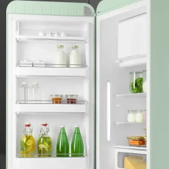 Réfrigérateur congélateur à poser Smeg FAB28LPG6 vert d'eau - 244L / 26L - H.166cm x L.68,5cm x P.86cm