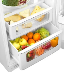 Réfrigérateur congélateur à poser ouverture droite Smeg FAB30RWH5 234L / 97L blanc