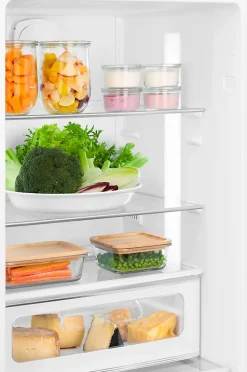 Réfrigérateur congélateur à poser ouverture gauche Smeg FAB32RPD5 234L / 97L vert d'eau