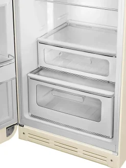 Réfrigérateur congélateur à poser ouverture gauche Smeg FAB30LCR5 222L / 72L crème