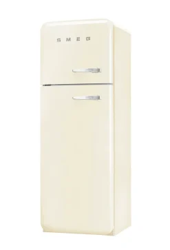 Réfrigérateur congélateur à poser ouverture gauche Smeg FAB30LCR5 222L / 72L crème