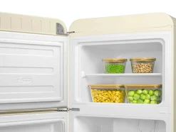 Réfrigérateur congélateur à poser ouverture gauche Smeg FAB30LCR5 222L / 72L crème