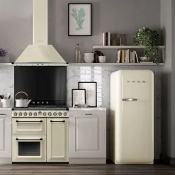 Réfrigérateur congélateur à poser Smeg FAB28RCR6 crème - 244L / 26L - H.166cm x L.68,5cm x P.86cm