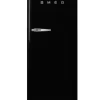 Réfrigérateur congélateur à poser ouverture droite Smeg FAB28RBL5 244L / 26L noir
