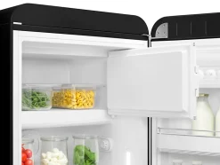 Réfrigérateur congélateur à poser ouverture droite Smeg FAB28RBL5 244L / 26L noir