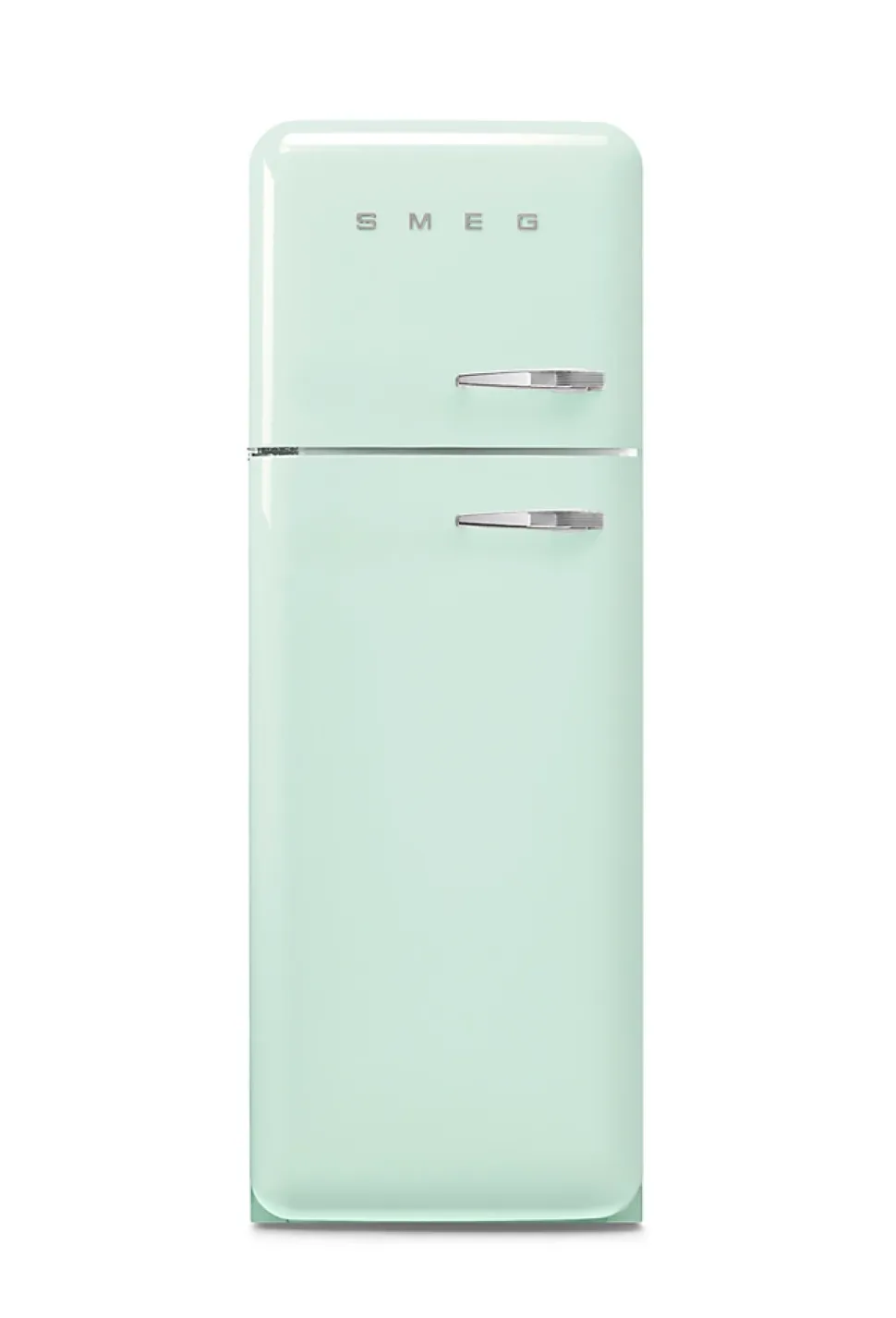 Réfrigérateur congélateur à poser ouverture gauche Smeg FAB30LPG5 222L / 72L vert d'eau