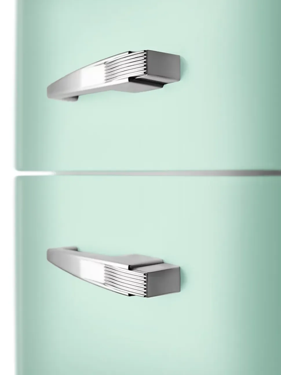 Réfrigérateur congélateur à poser ouverture gauche Smeg FAB30LPG5 222L / 72L vert d'eau