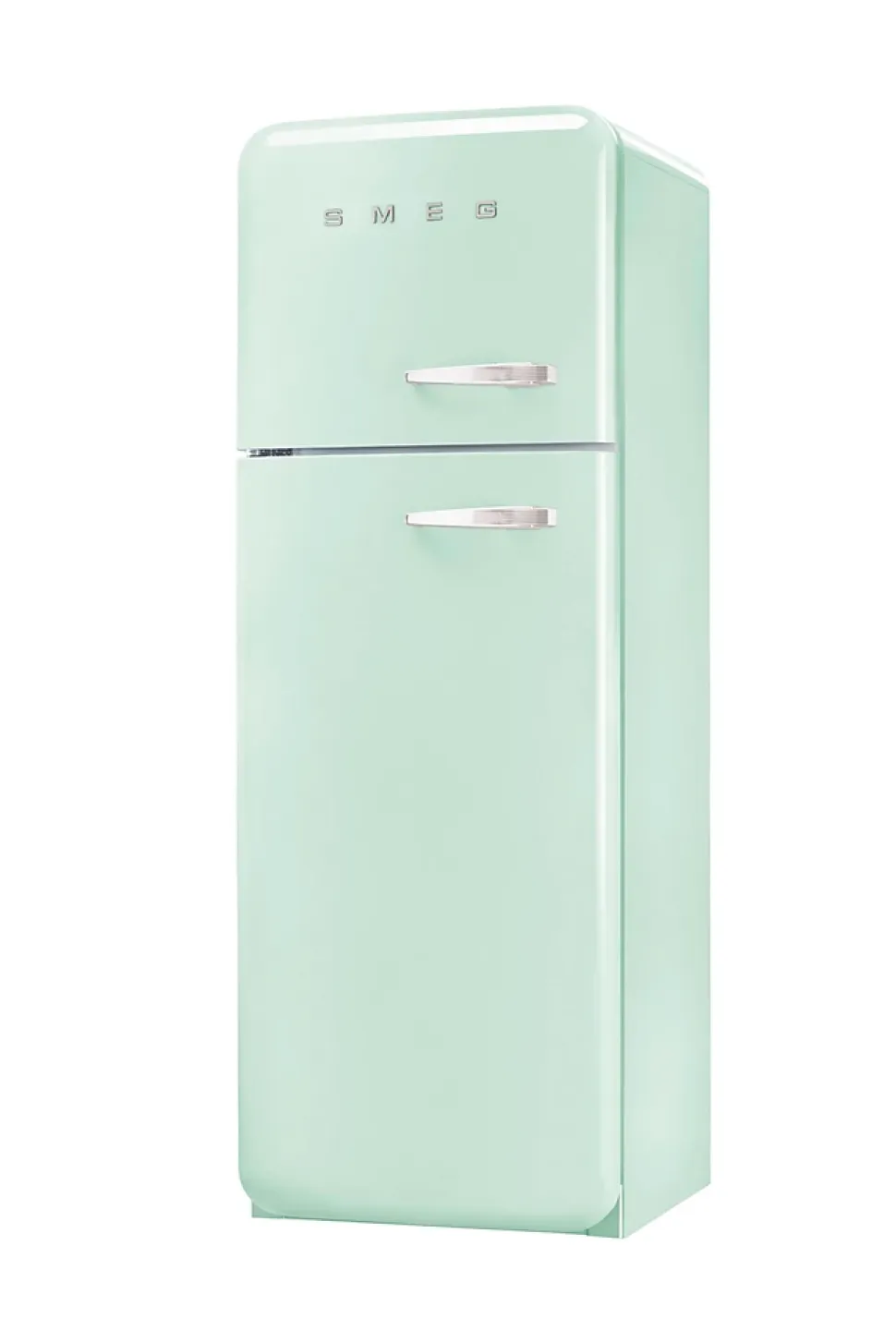 Réfrigérateur congélateur à poser ouverture gauche Smeg FAB30LPG5 222L / 72L vert d'eau