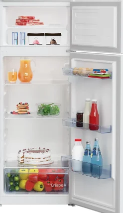 Réfrigérateur congélateur à poser porte réversible Beko RDSA240K40WN 177L / 46L, blanc