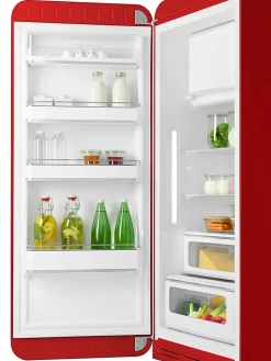 Réfrigérateur congélateur à poser ouverture gauche Smeg FAB28LRD5 244L / 26L rouge