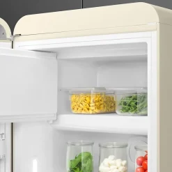 Réfrigérateur congélateur à poser Smeg FAB28LCR6 crème - 244L / 26L - H.166cm x L.68,5cm x P.86cm