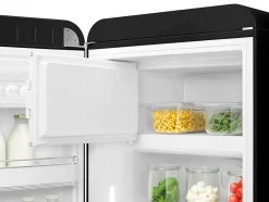 Réfrigérateur congélateur à poser ouverture gauche Smeg FAB28LBL5 244L / 26L noir