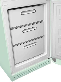 Réfrigérateur congélateur à poser ouverture droite Smeg FAB32RPG5 234L / 97L vert d'eau