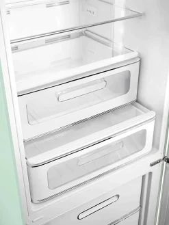 Réfrigérateur congélateur à poser ouverture droite Smeg FAB32RPG5 234L / 97L vert d'eau