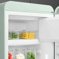 Réfrigérateur congélateur à poser Smeg FAB28RPG6 vert d'eau - 244L / 26L - H.166cm x L.68,5cm x P.86cm