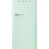 Réfrigérateur congélateur à poser ouverture droite Smeg FAB28RPG5 244L / 26L vert d'eau