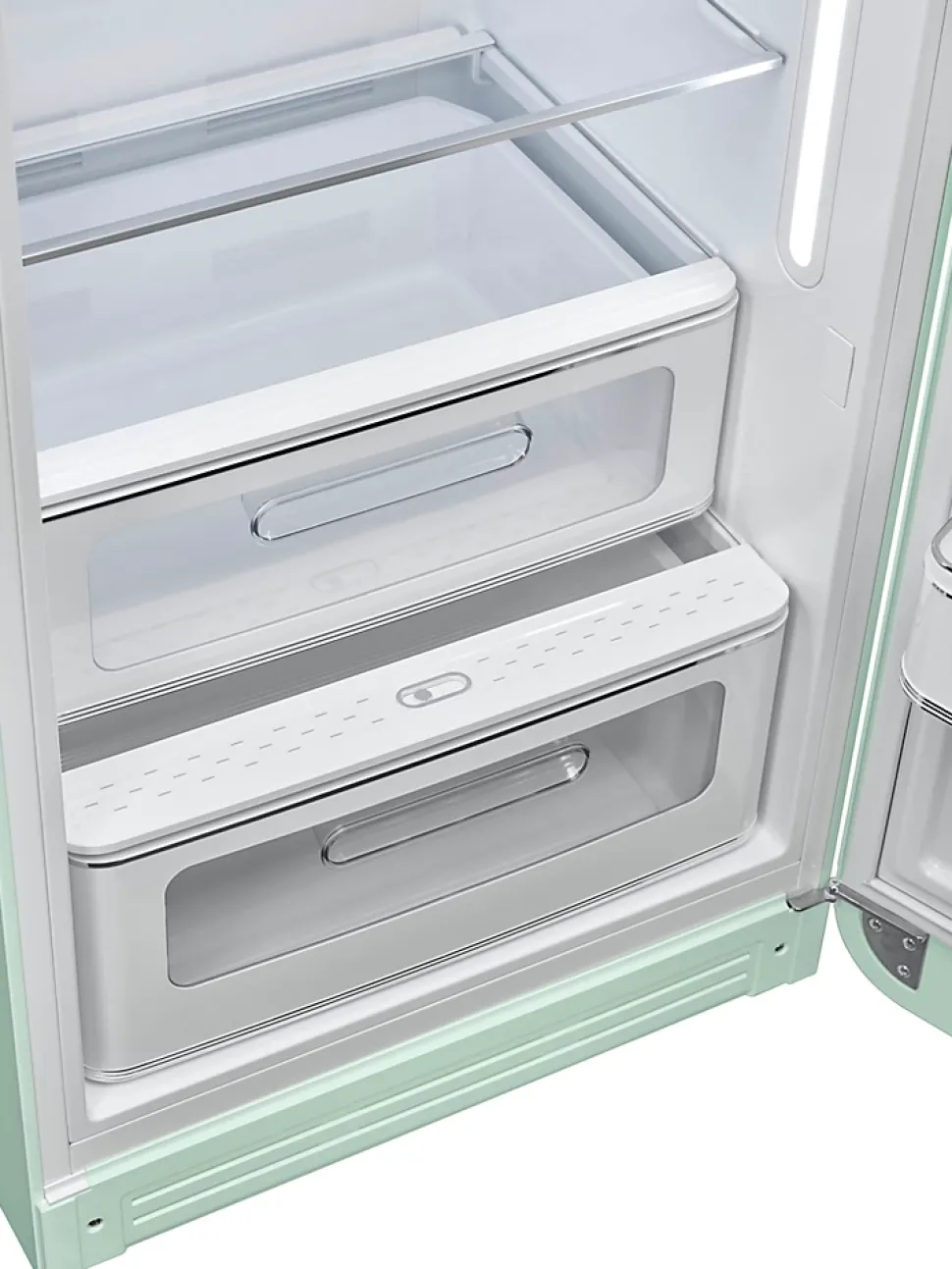 Réfrigérateur congélateur à poser ouverture droite Smeg FAB28RPG5 244L / 26L vert d'eau