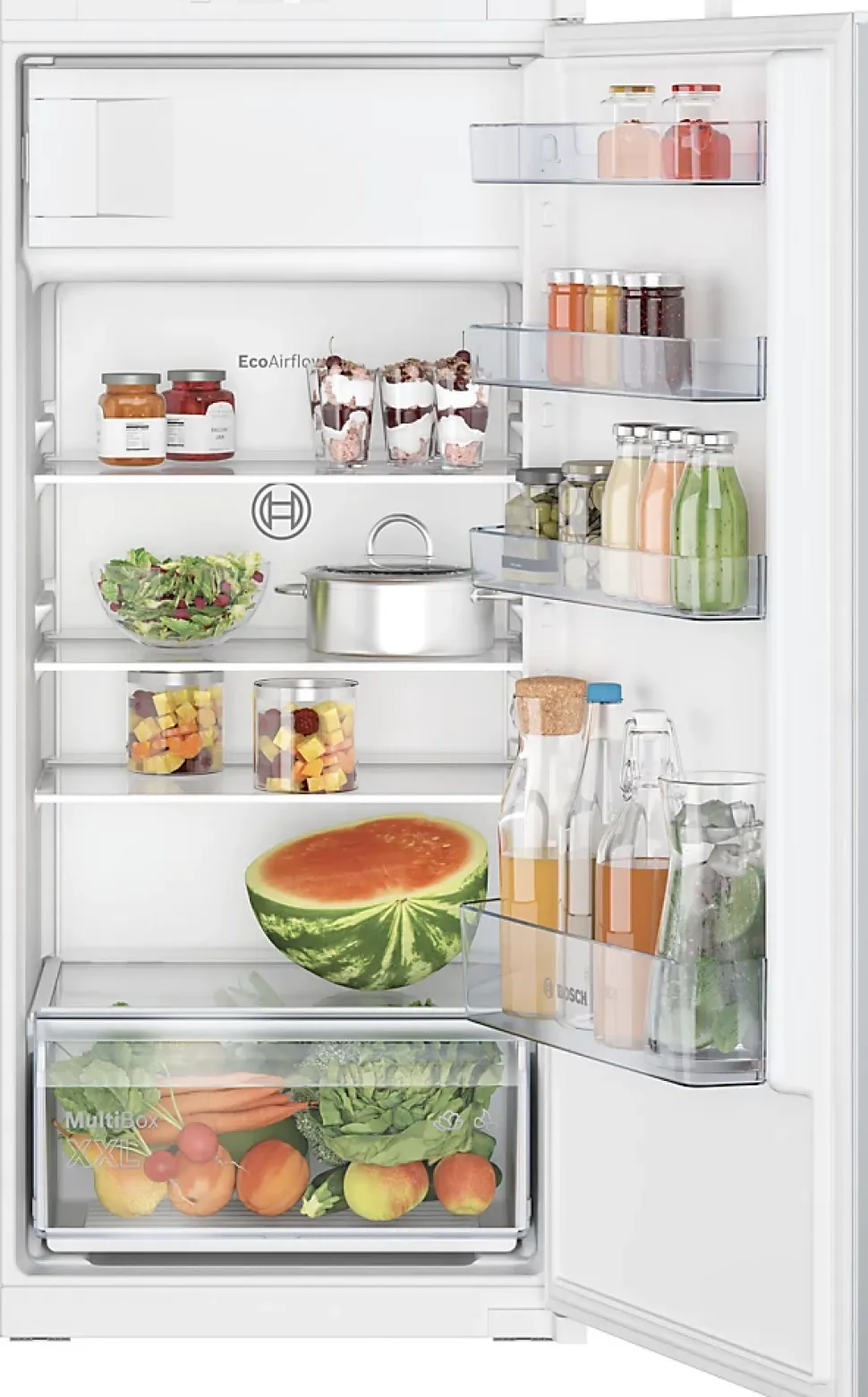 Réfrigérateur congélateur encastrable porte réversible Bosch KIR41NSE0 187L, blanc