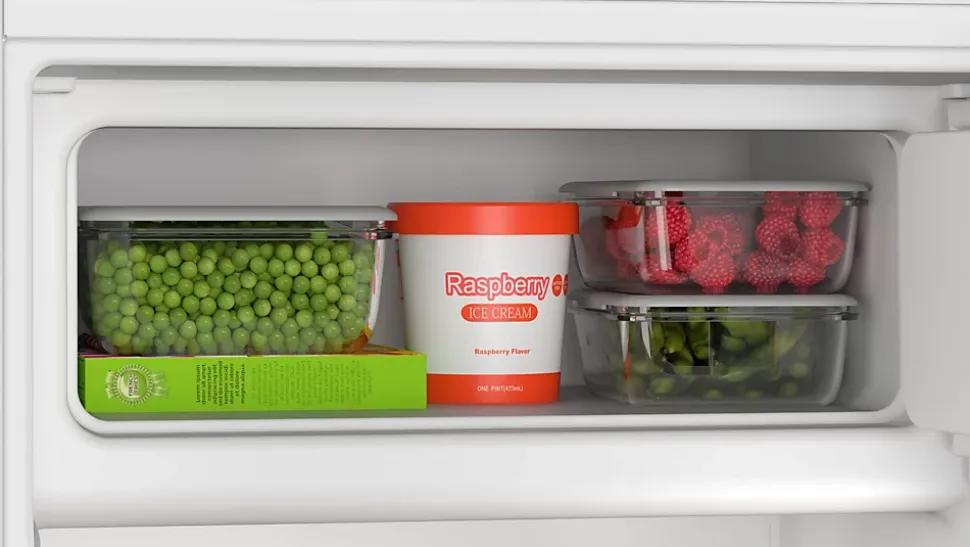 Réfrigérateur congélateur encastrable porte réversible Bosch KIR41NSE0 187L, blanc