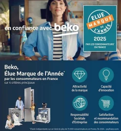 Réfrigérateur encastrable porte réversible Beko BSSA315K4SN 309L blanc