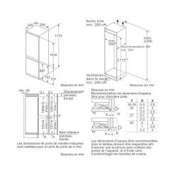 Réfrigérateur encastrable SIEMENS E, KI86SADE0