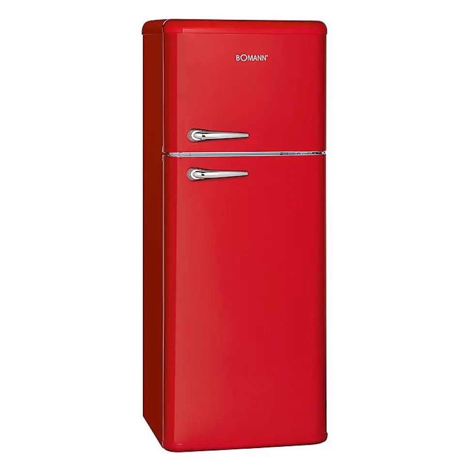 Réfrigérateur et congélateur 208L retro rouge DTR 353.1 rouge