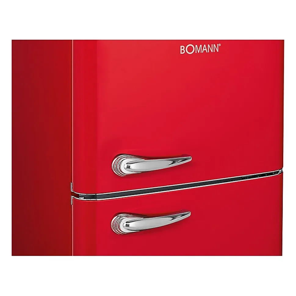 Réfrigérateur et congélateur 208L retro rouge DTR 353.1 rouge