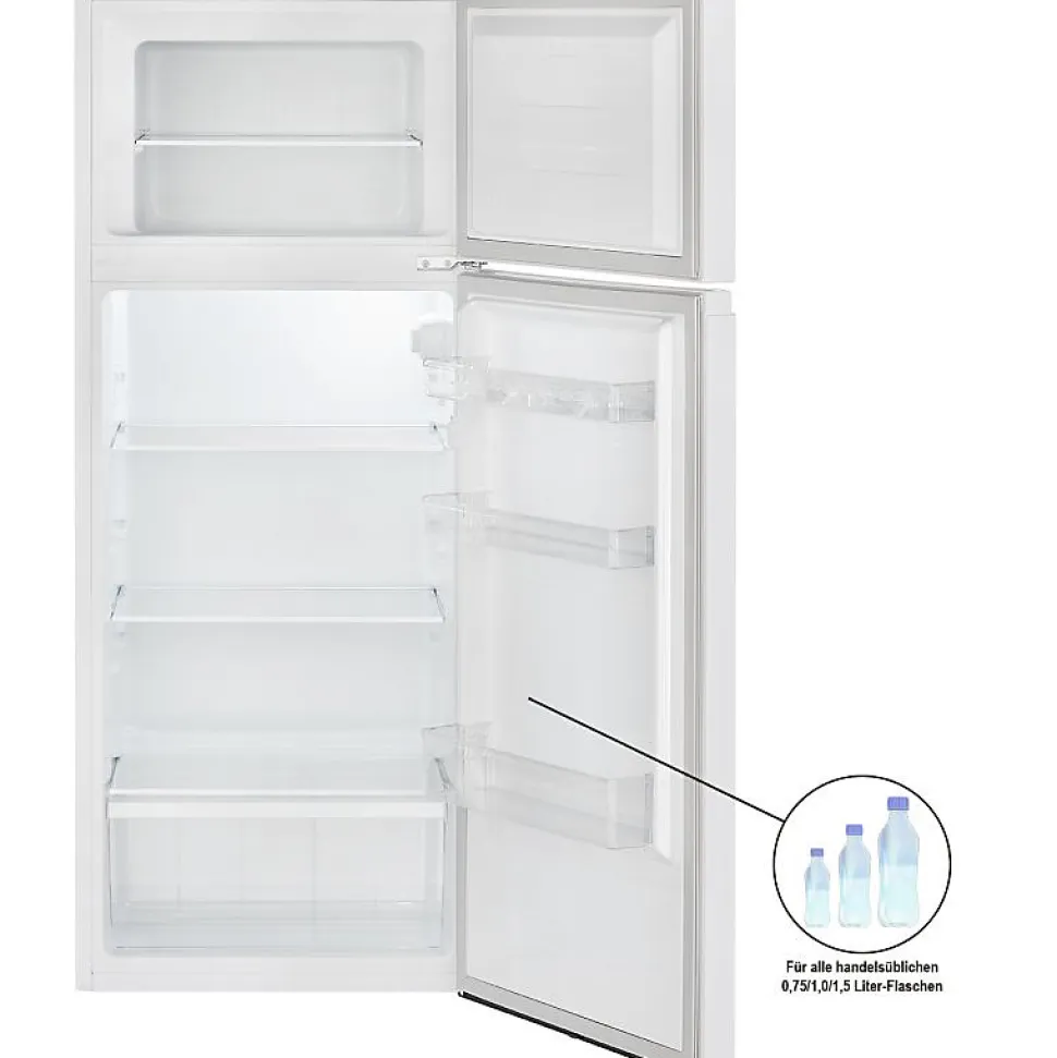 Réfrigérateur et congélateur 206L blanc Bomann DT7318-1-blanc
