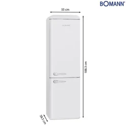 Réfrigérateur et congélateur retro 250L blanc KGR7328-1-blanc