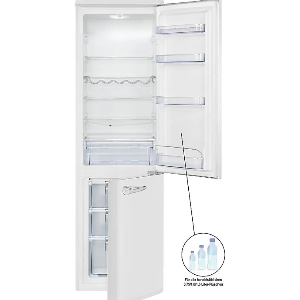 Réfrigérateur et congélateur retro 250L blanc KGR7328-1-blanc