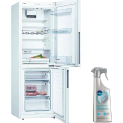 réfrigérateur frigo combiné blanc 289L froid brassé Eclairage LED BOSCH